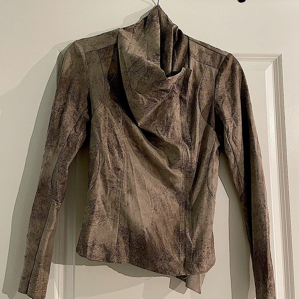 Suede Zip Jacket